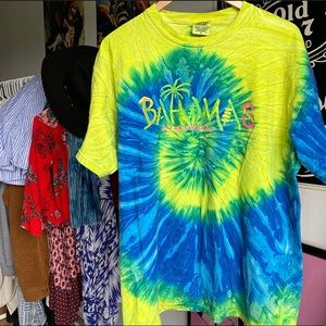 Bahamas Retro Tie-Dye Tee